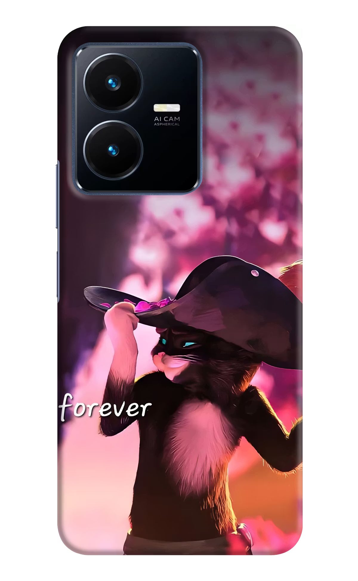 Forever Cat Vivo Y22 Back Cover