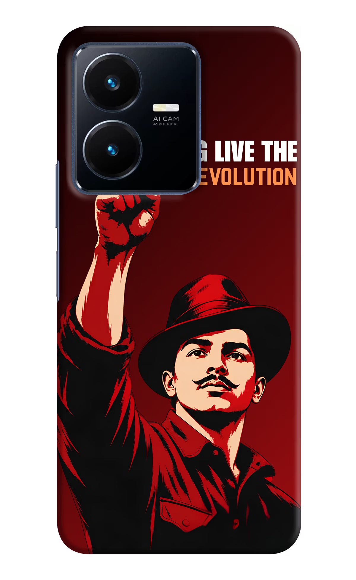 Bhagat Singh Revolution Vivo Y22 Back Cover