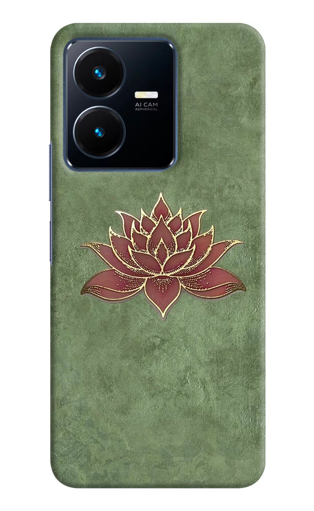 Lotus Grace Vivo Y22 Hard Case Back Cover by Casekaro
