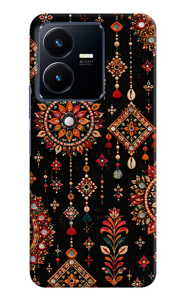 Boho Noir Vivo Y22 Hard Case Back Cover by Casekaro