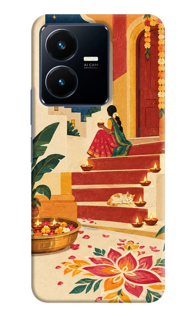 Diwali Rangoli Vivo Y22 Back Cover