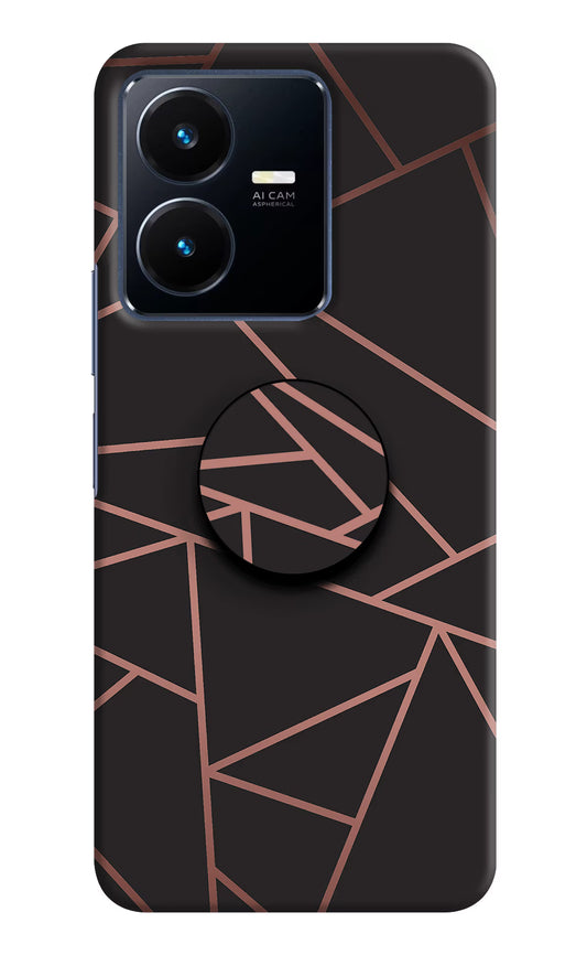 Geometric Pattern Vivo Y22 Pop Case by Casekaro