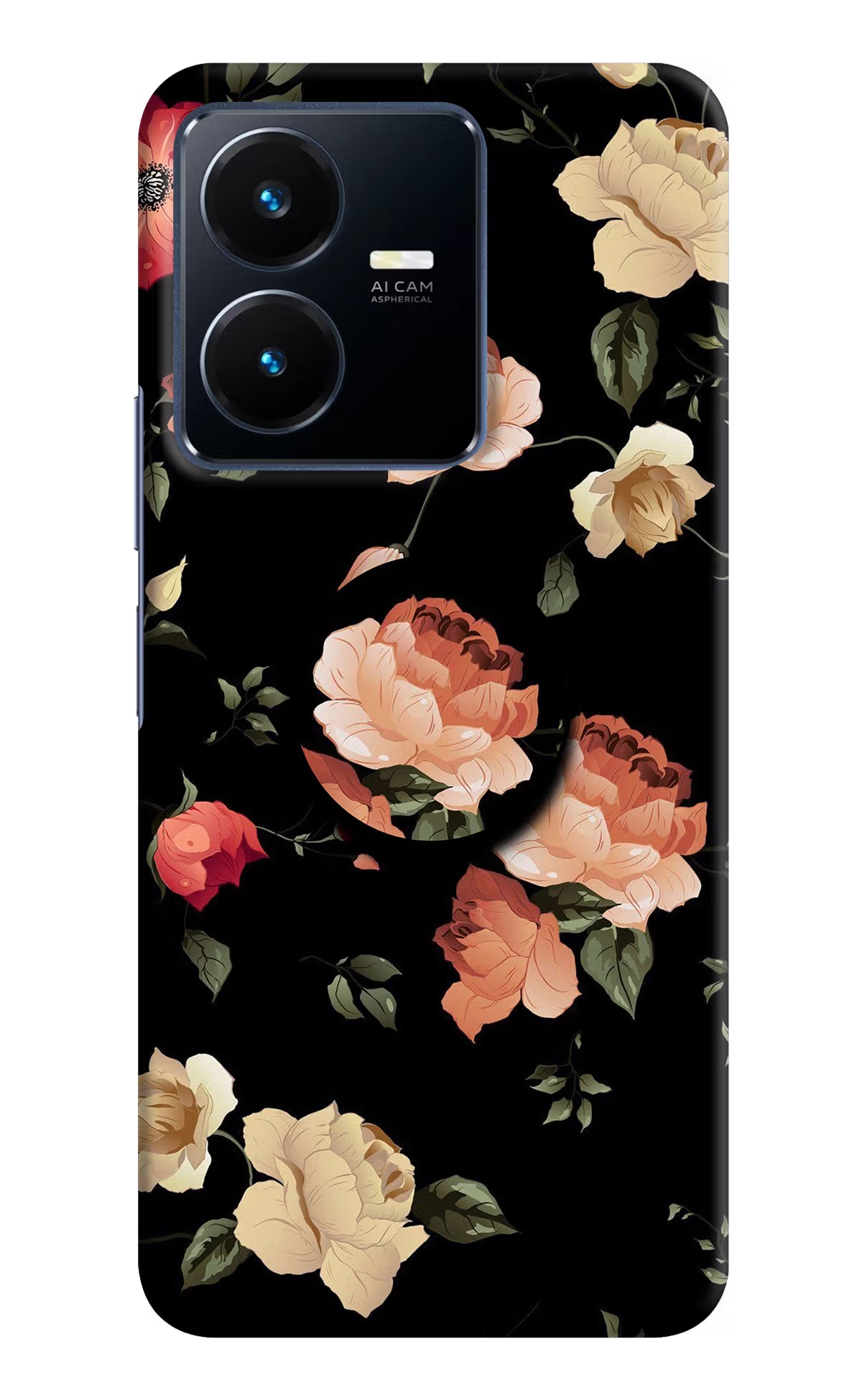 Flowers Vivo Y22 Pop Case by Casekaro