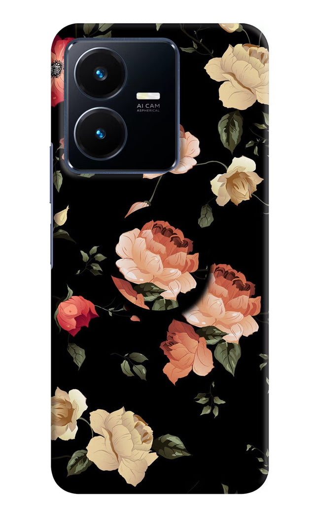 Flowers Vivo Y22 Pop Case by Casekaro