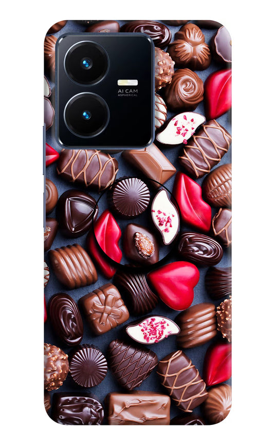 Chocolates Vivo Y22 Pop Case by Casekaro