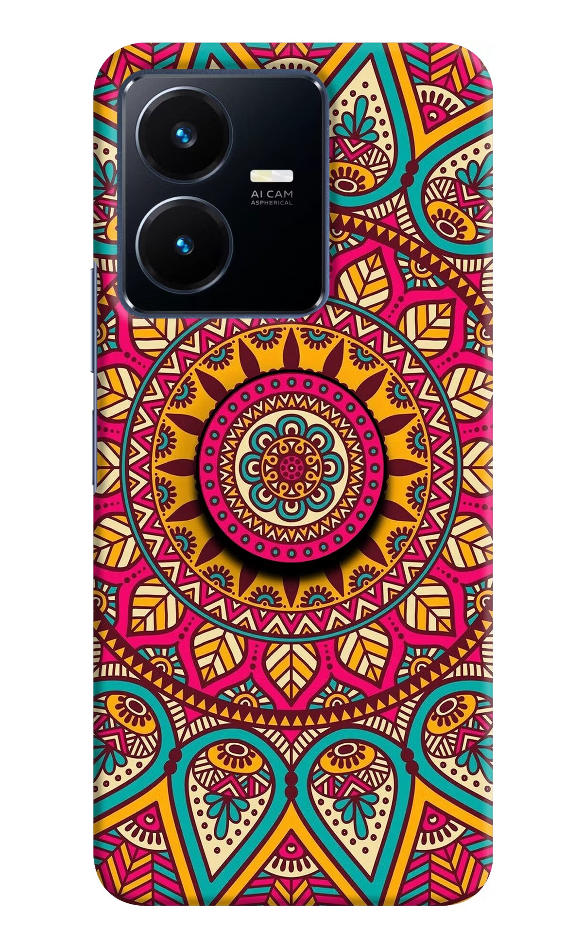 Mandala Vivo Y22 Pop Case by Casekaro