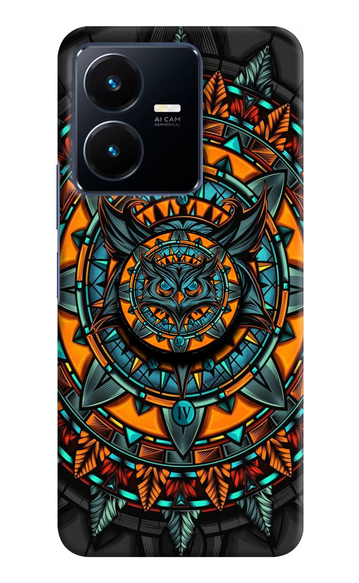 Angry Owl Vivo Y22 Pop Case by Casekaro