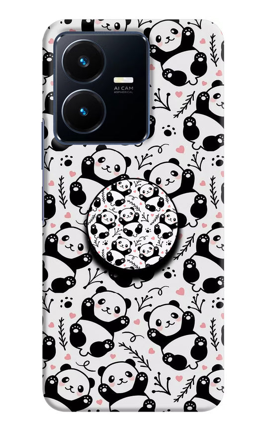 Cute Panda Vivo Y22 Pop Case by Casekaro