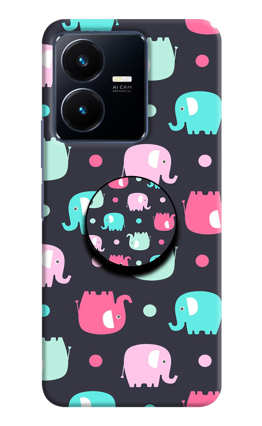 Baby Elephants Vivo Y22 Pop Case by Casekaro