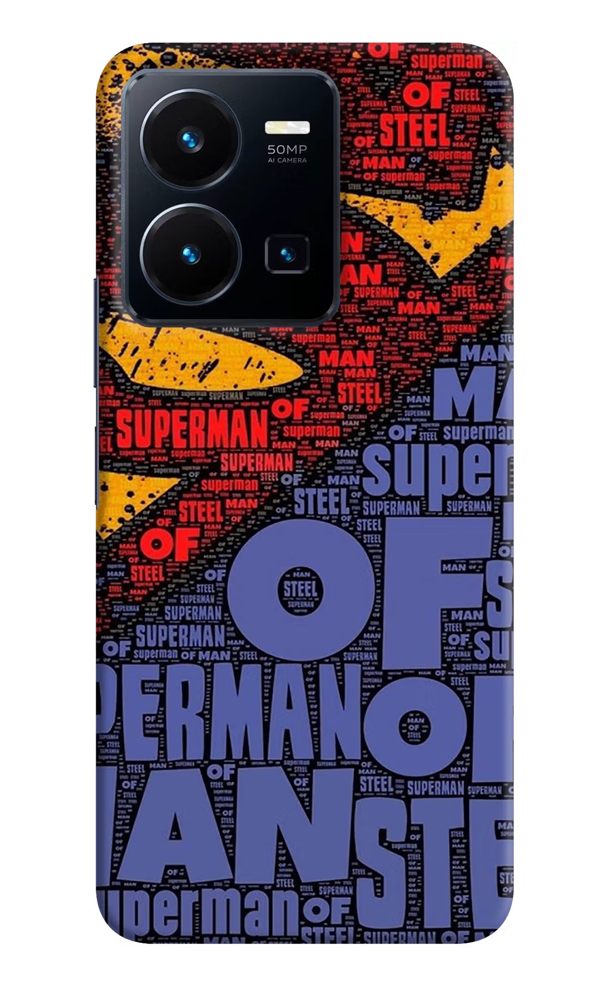 Superman Vivo Y35 Hard Case Back Cover by Casekaro