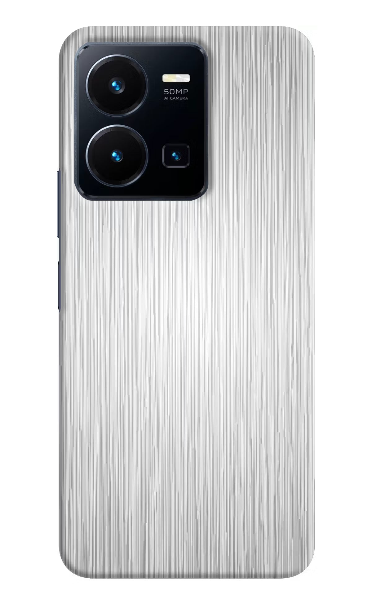 Wooden Grey Texture Vivo Y35 Hard Case Back Cover by Casekaro