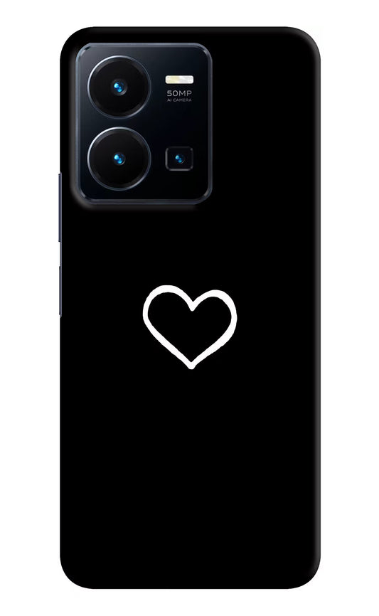 Heart Vivo Y35 Hard Case Back Cover by Casekaro