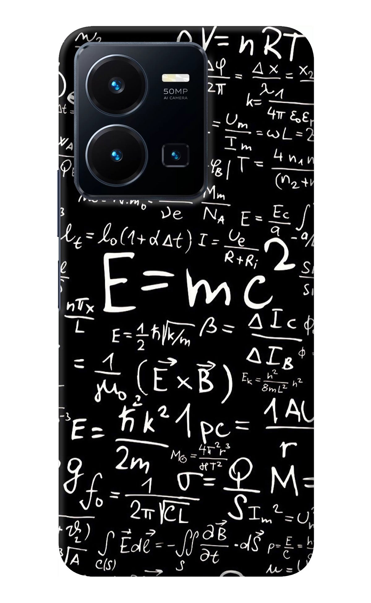 Physics Albert Einstein Formula Vivo Y35 Back Cover