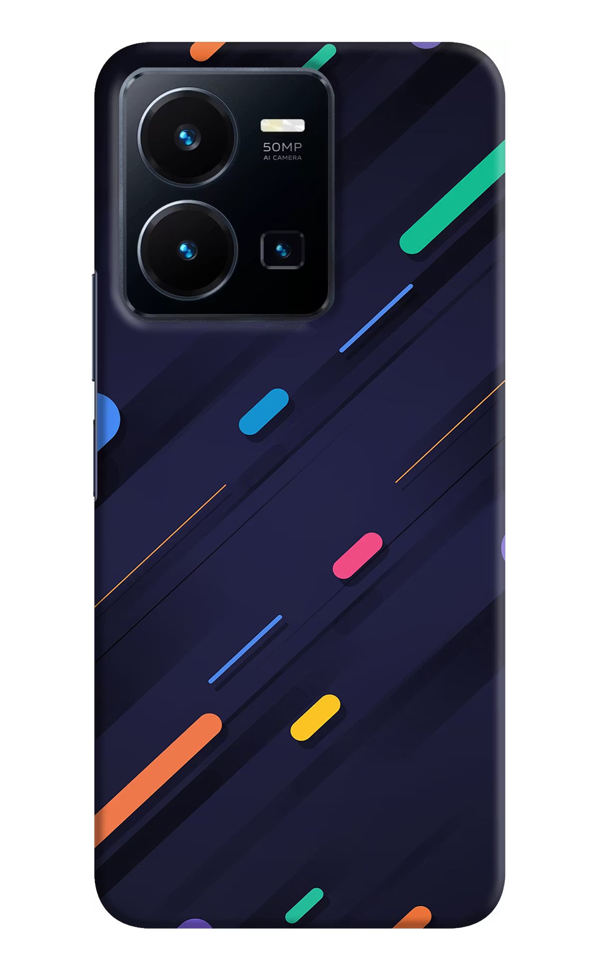 Abstract Design Vivo Y35 Hard Case Back Cover by Casekaro