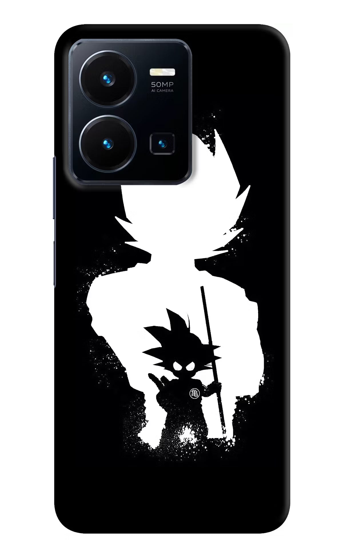 Goku Shadow Vivo Y35 Hard Case Back Cover by Casekaro