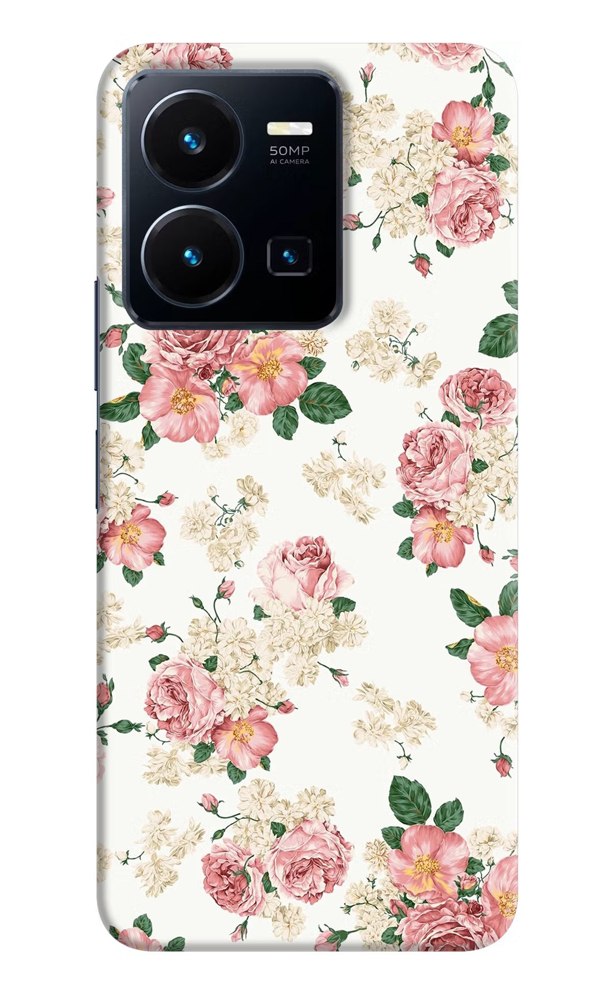 Flowers Vivo Y35 Hard Case Back Cover by Casekaro