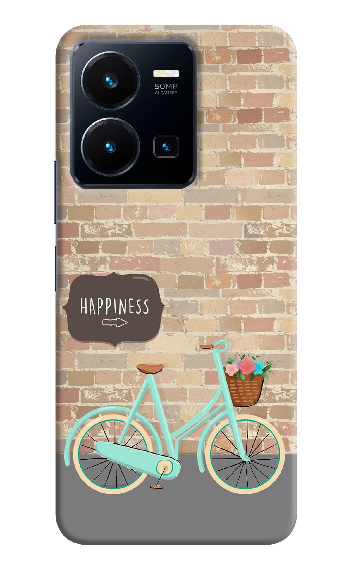 Happiness Artwork Vivo Y35 Hard Case Back Cover by Casekaro