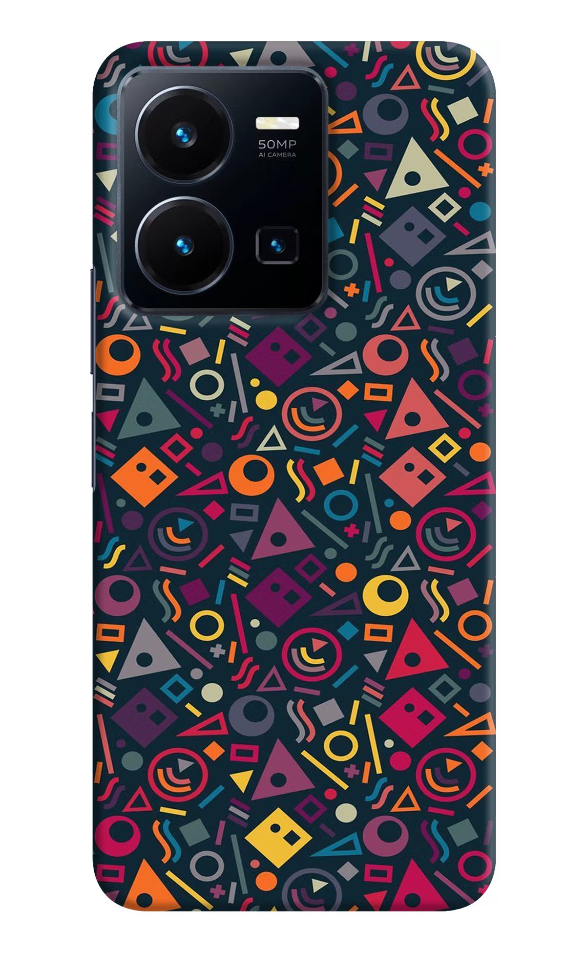 Geometric Abstract Vivo Y35 Hard Case Back Cover by Casekaro