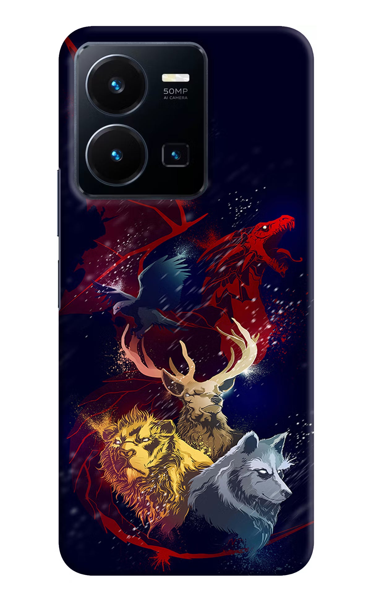 Game Of Thrones Vivo Y35 Hard Case Back Cover by Casekaro