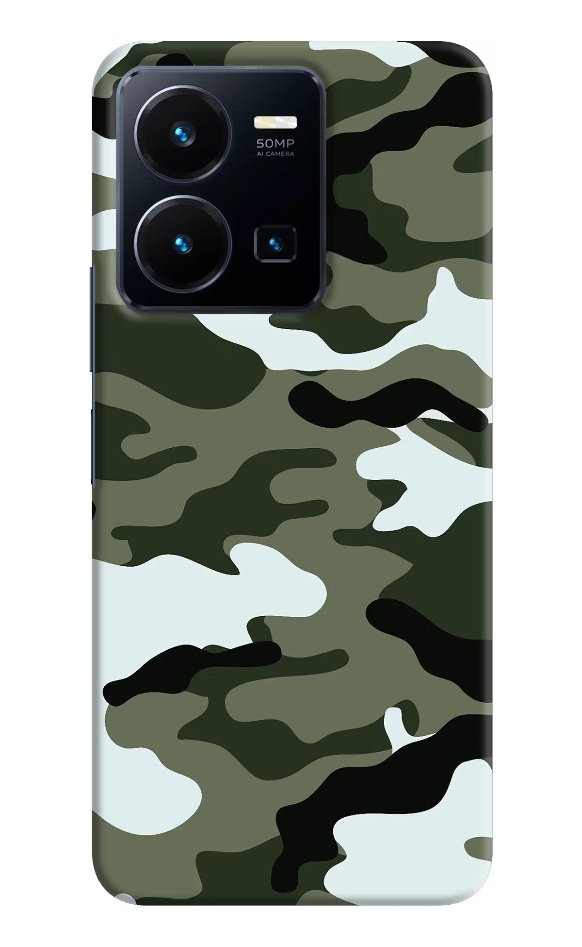 Camouflage Vivo Y35 Hard Case Back Cover by Casekaro