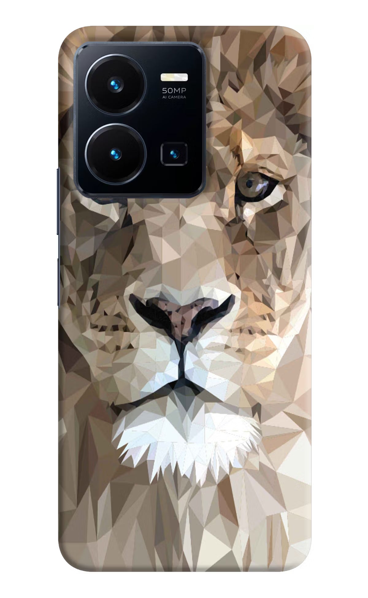 Lion Art Vivo Y35 Hard Case Back Cover by Casekaro