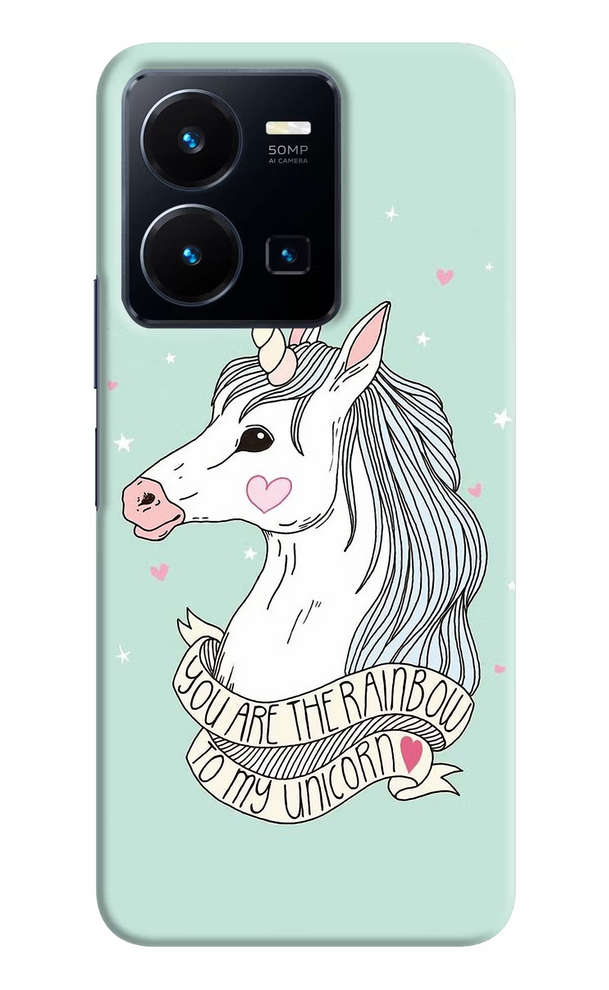 Unicorn Wallpaper Vivo Y35 Hard Case Back Cover by Casekaro