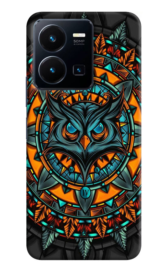 Angry Owl Art Vivo Y35 Hard Case Back Cover by Casekaro