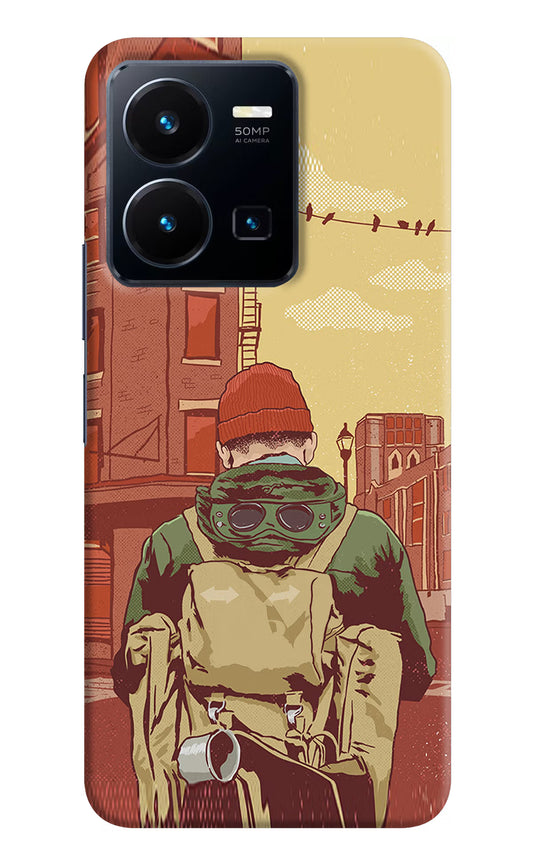 Adventurous Vivo Y35 Hard Case Back Cover by Casekaro