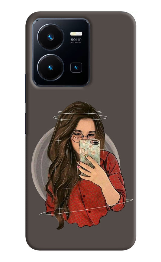 Selfie Queen Vivo Y35 Hard Case Back Cover by Casekaro