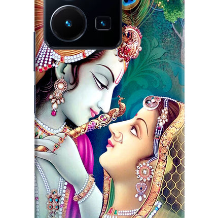 Lord Radha Krishna Vivo Y35 Hard Case Back Cover by Casekaro