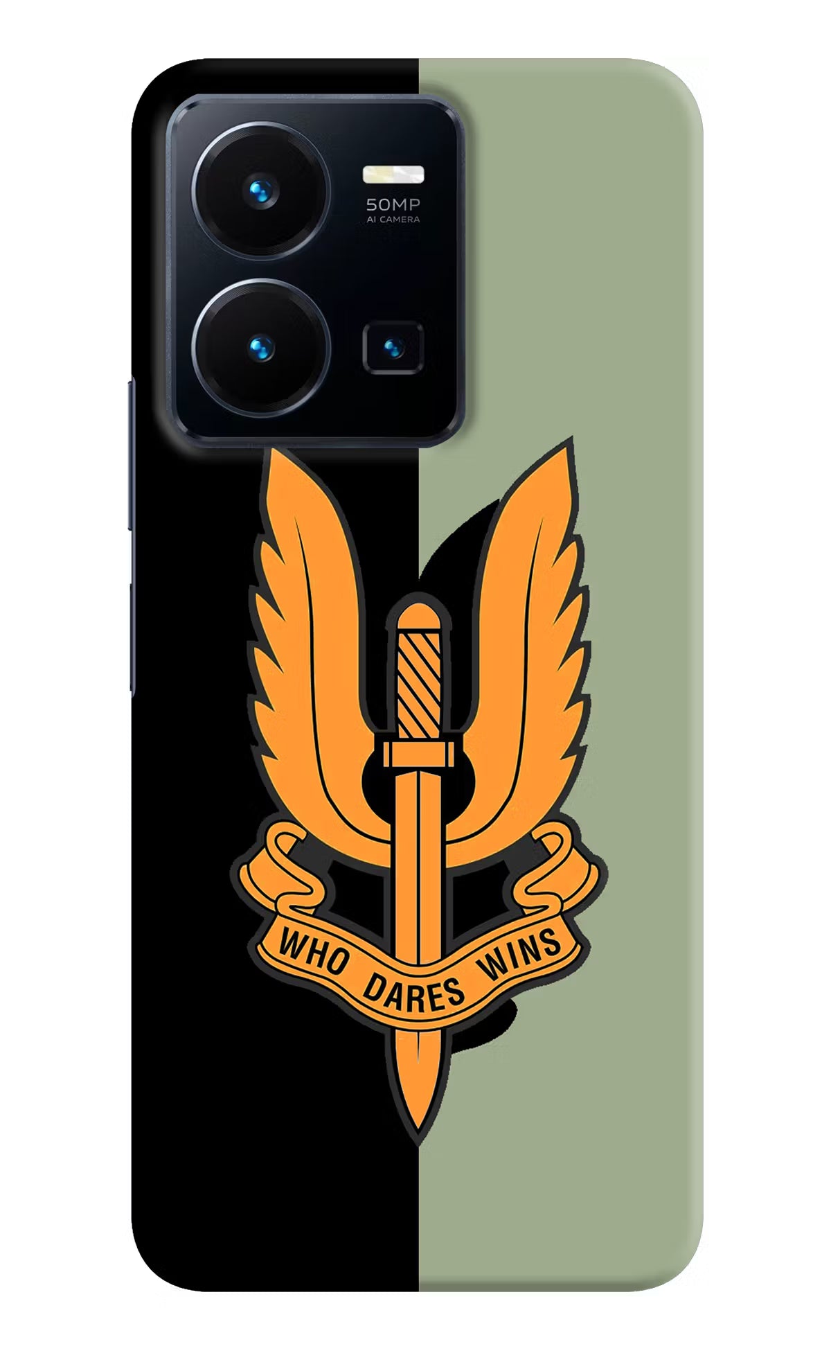 Balidan Logo Vivo Y35 Hard Case Back Cover by Casekaro
