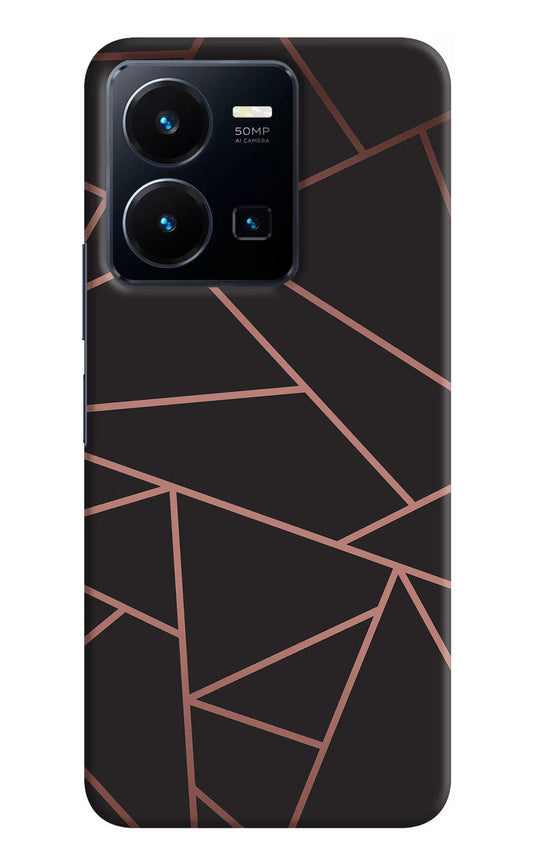 Geometric Pattern Vivo Y35 Hard Case Back Cover by Casekaro