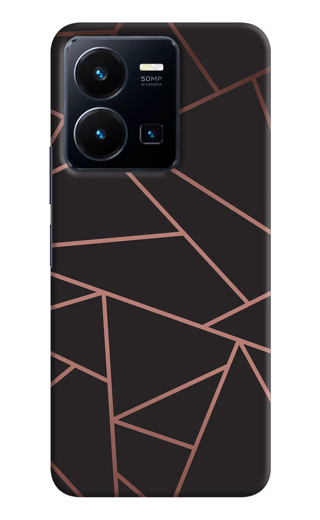 Geometric Pattern Vivo Y35 Hard Case Back Cover by Casekaro