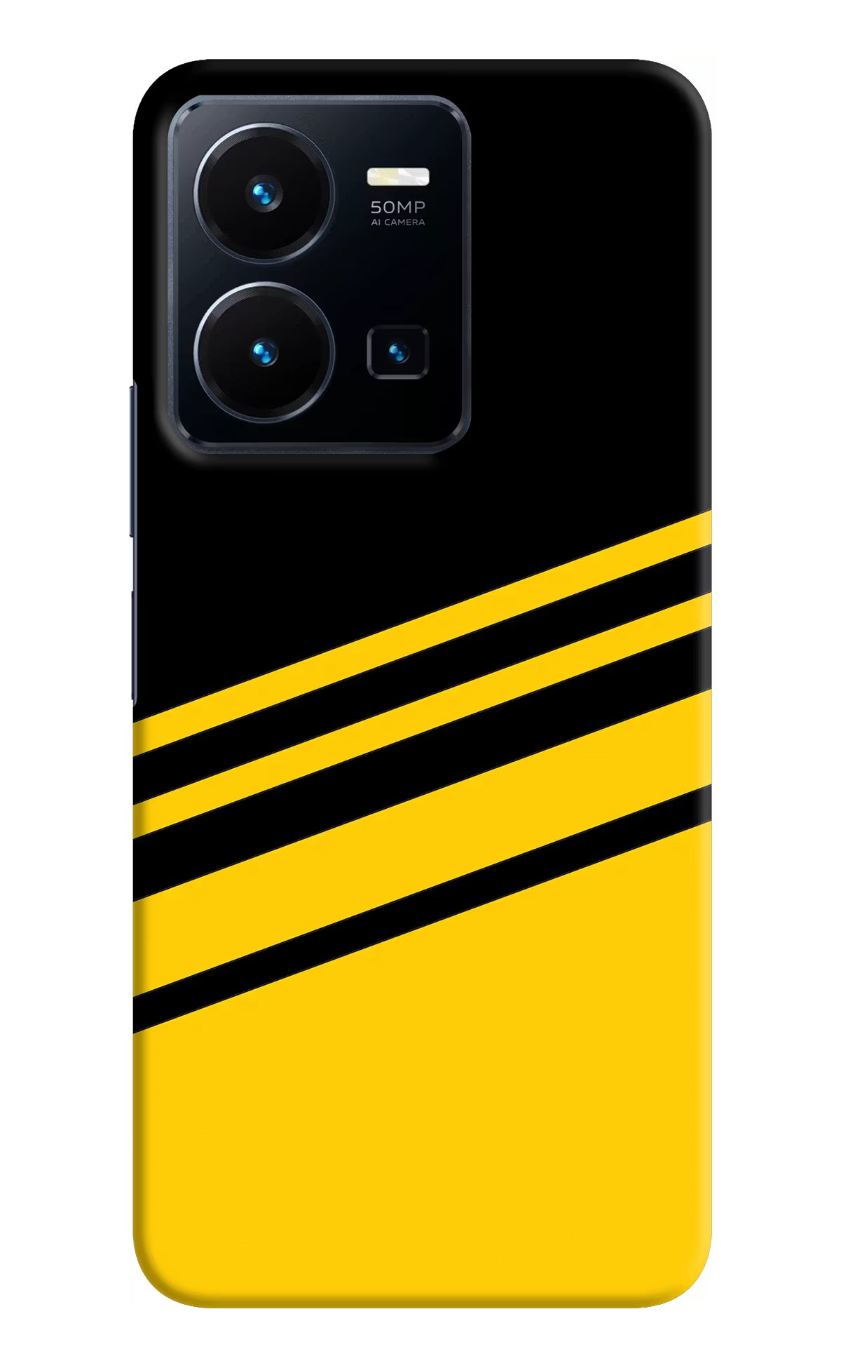 Yellow Shades Vivo Y35 Hard Case Back Cover by Casekaro