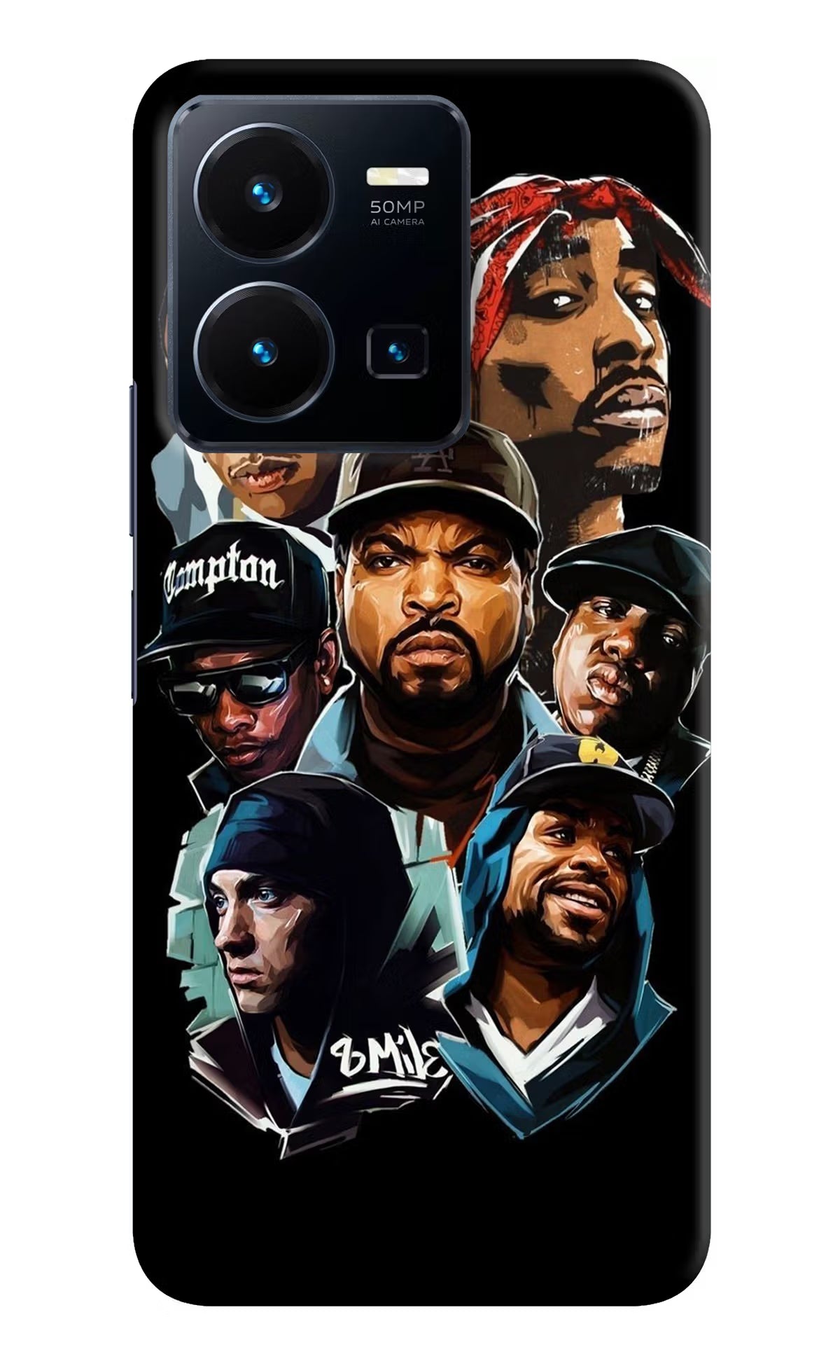 Rappers Vivo Y35 Hard Case Back Cover by Casekaro