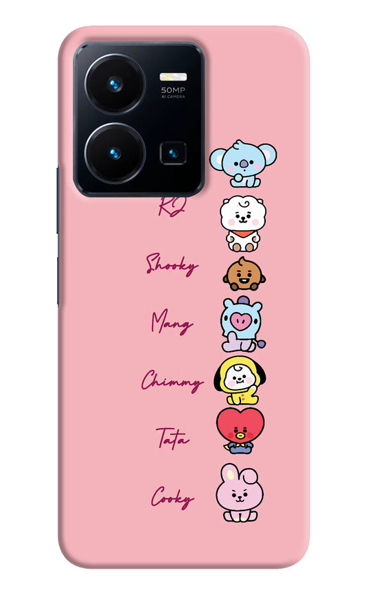 BTS names Vivo Y35 Hard Case Back Cover by Casekaro