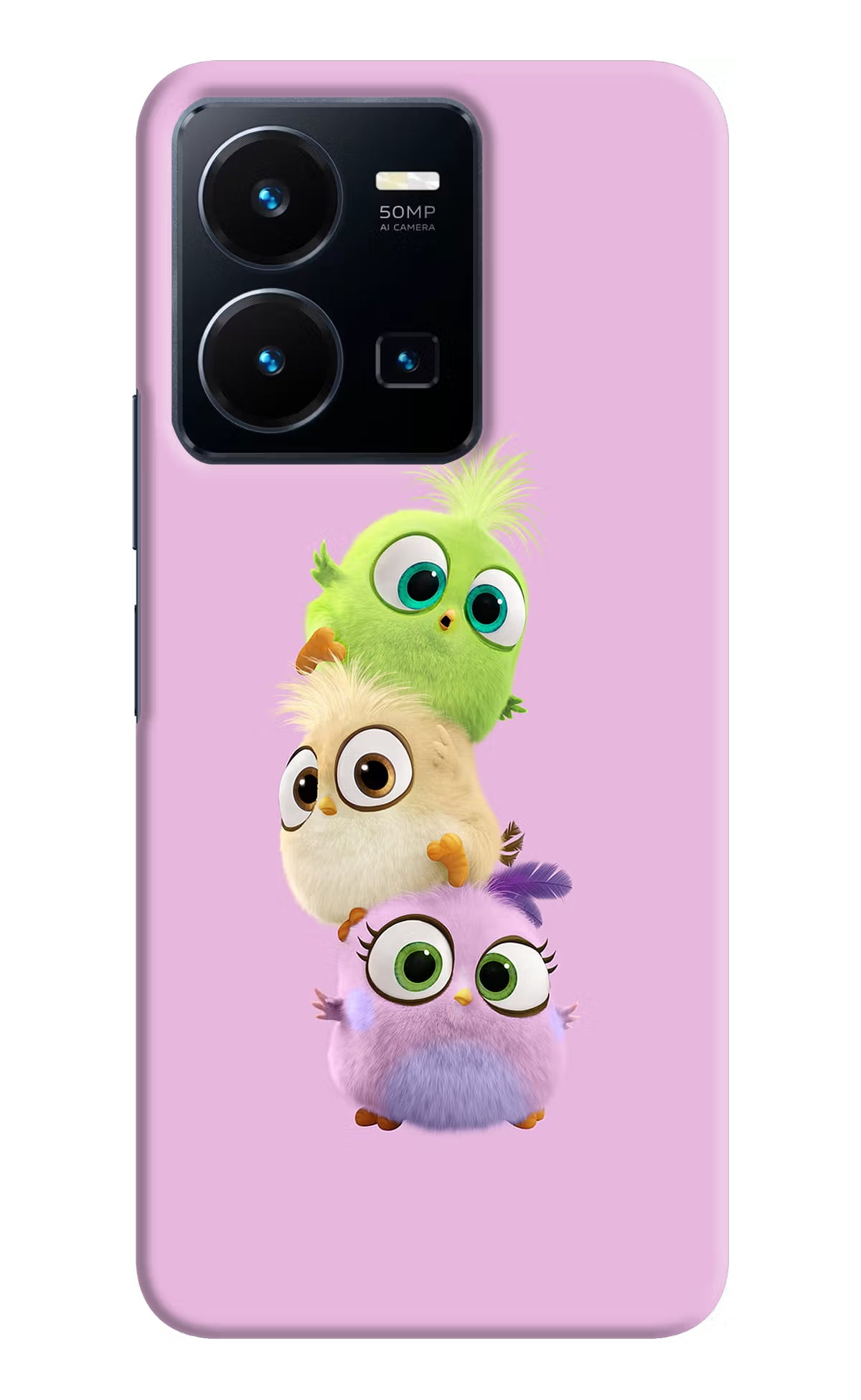 Cute Little Birds Vivo Y35 Hard Case Back Cover by Casekaro