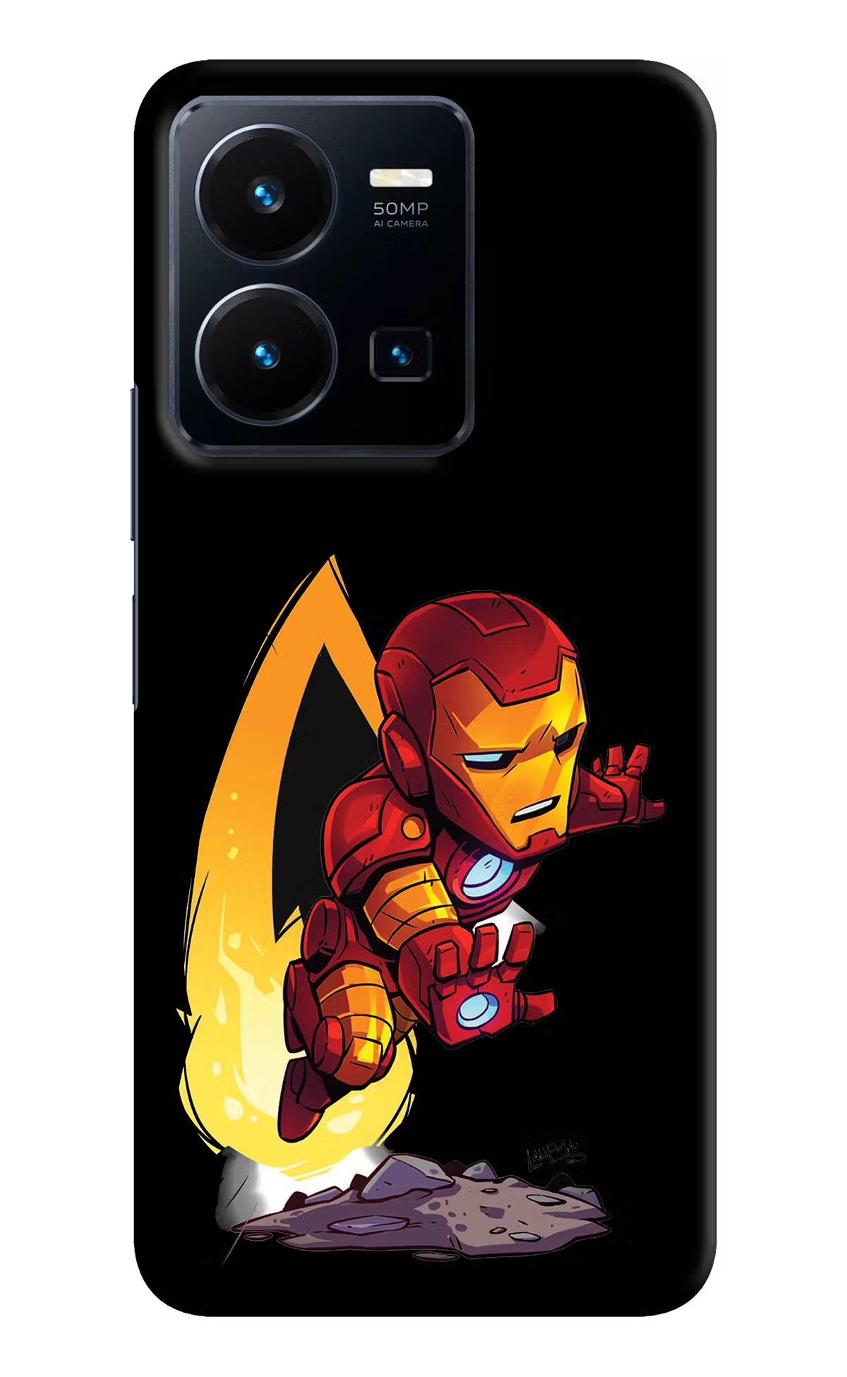 IronMan Vivo Y35 Hard Case Back Cover by Casekaro