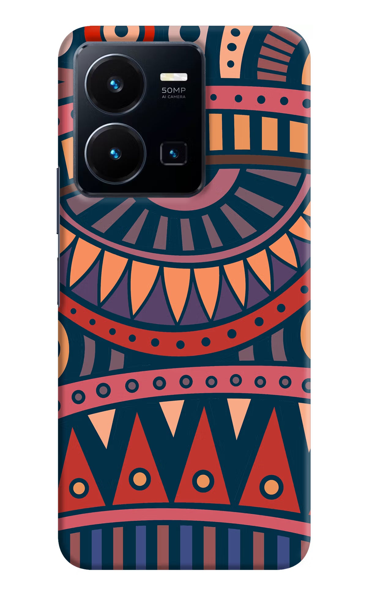 African Culture Design Vivo Y35 Hard Case Back Cover by Casekaro