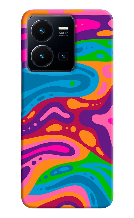 Trippy Pattern Vivo Y35 Hard Case Back Cover by Casekaro