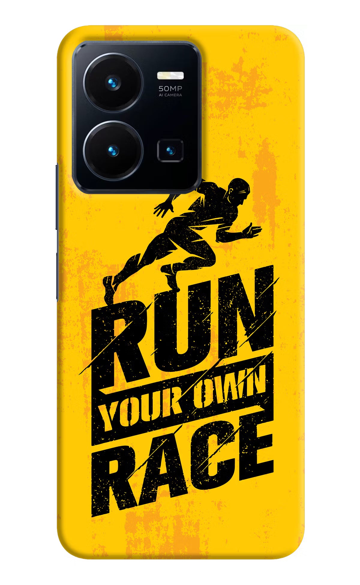 Run Your Own Race Vivo Y35 Hard Case Back Cover by Casekaro