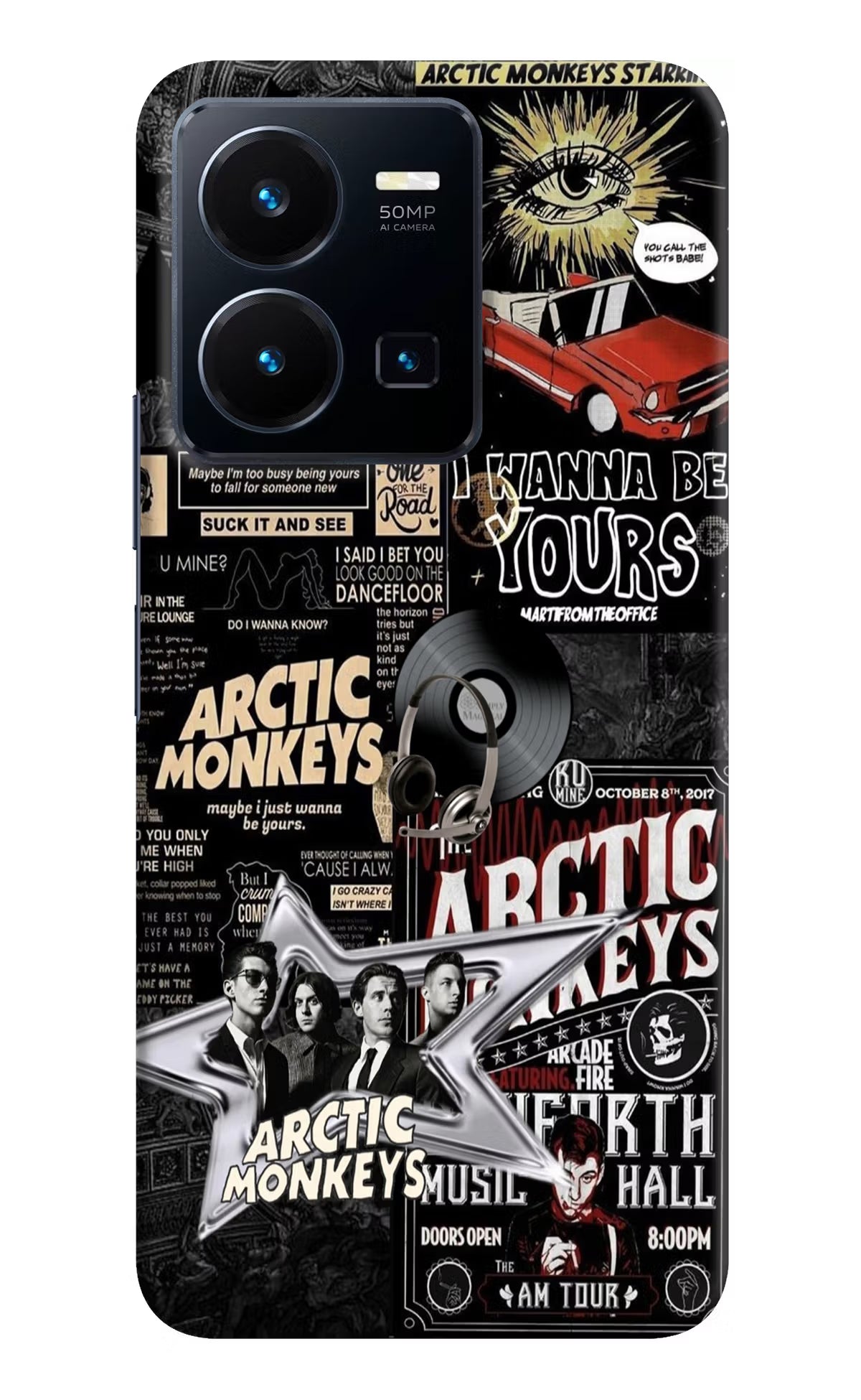 Arctic Monkeys Vivo Y35 Hard Case Back Cover by Casekaro