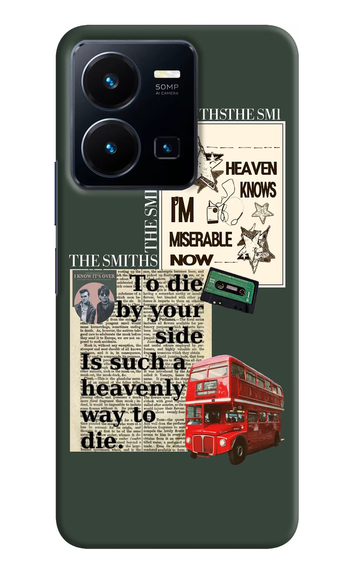 The Smiths Vivo Y35 Hard Case Back Cover by Casekaro
