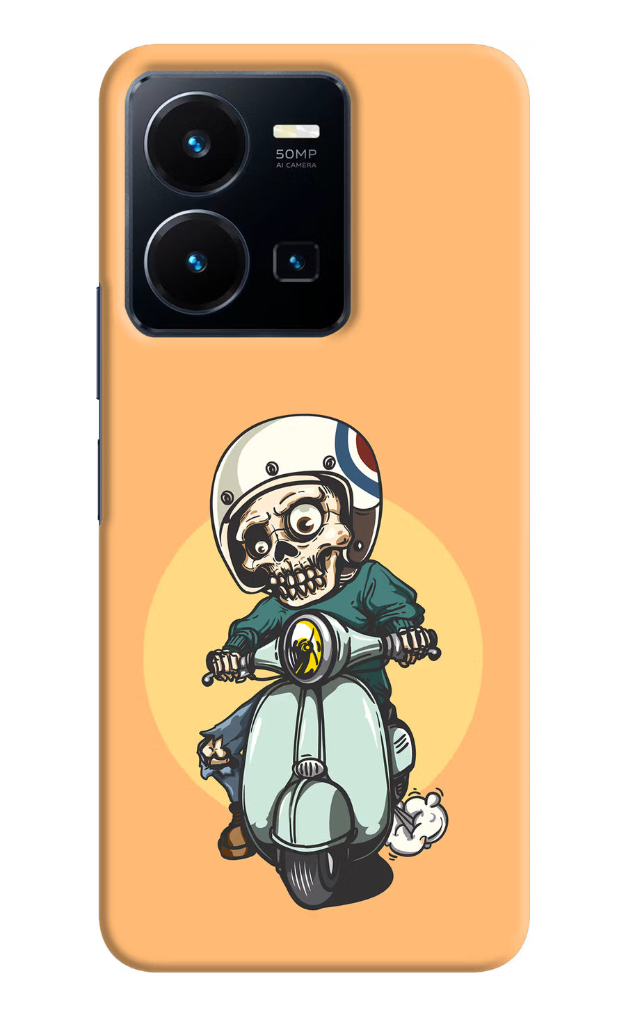 Undead Biker Vivo Y35 Back Cover, Hard case