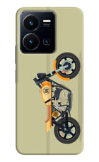 Vertical Speedster Vivo Y35 Hard Case Back Cover by Casekaro
