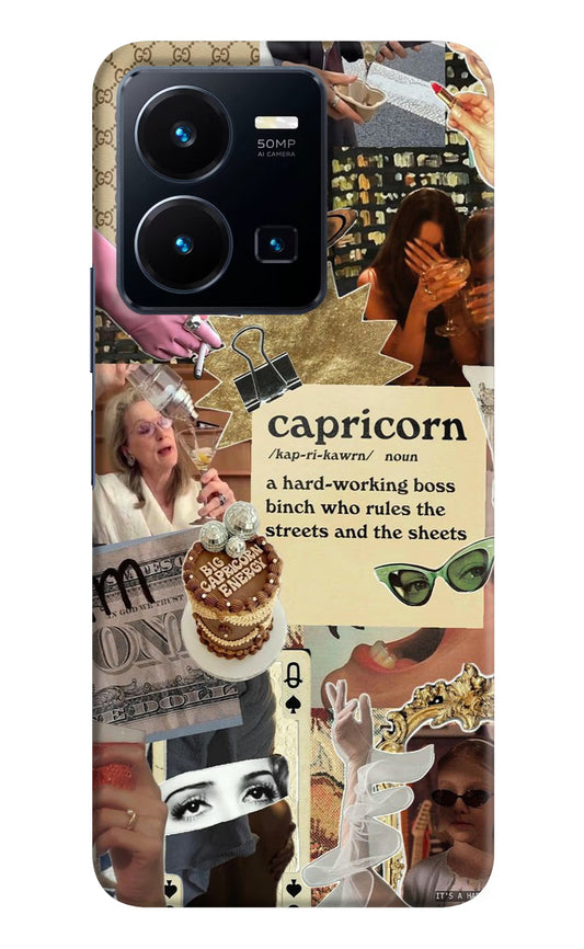 Capricorn Zodiac Vivo Y35 Hard Case Back Cover by Casekaro