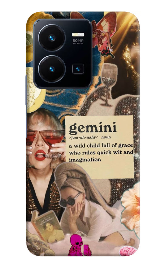 Gemini Zodiac Vivo Y35 Hard Case Back Cover by Casekaro