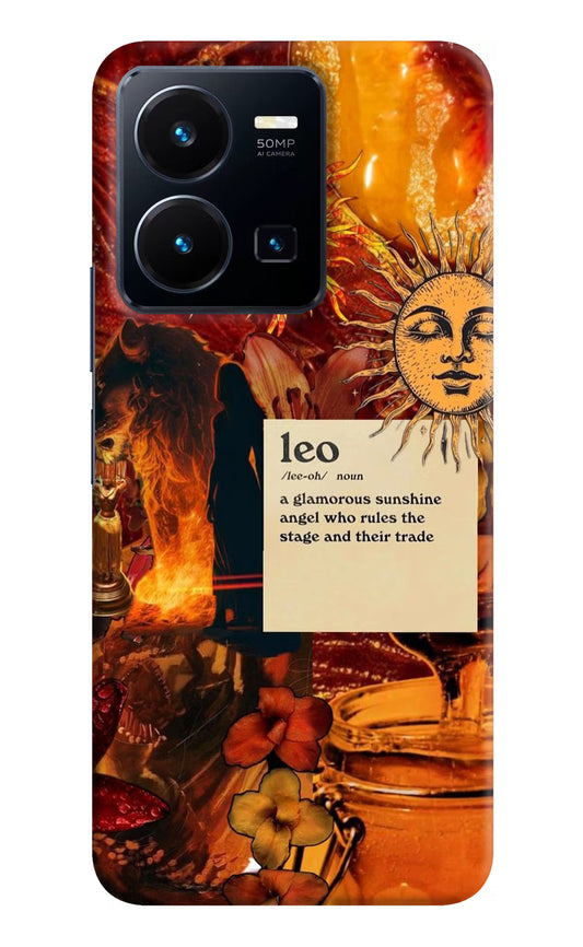Leo Zodiac Vivo Y35 Hard Case Back Cover by Casekaro