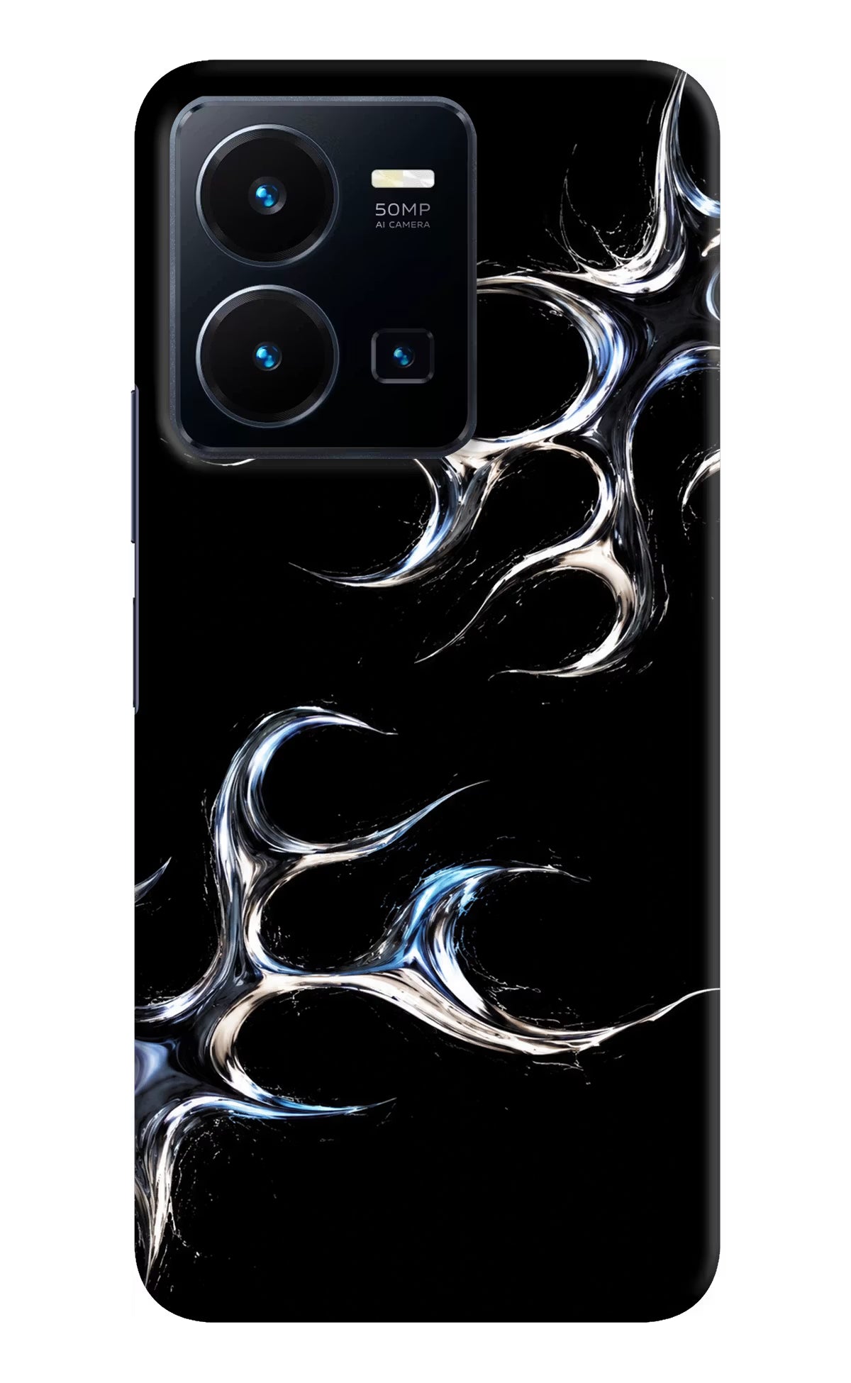 Chrome Tribal Vivo Y35 Hard Case Back Cover by Casekaro