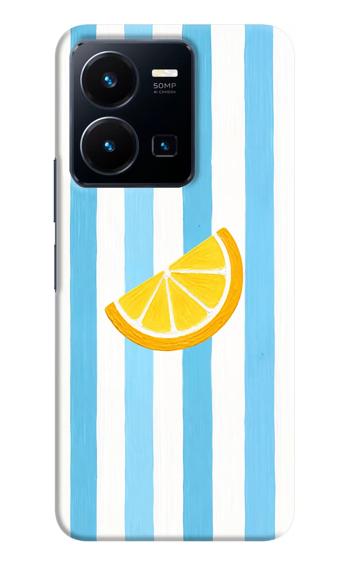 Summer Lemon Vivo Y35 Hard Case Back Cover by Casekaro